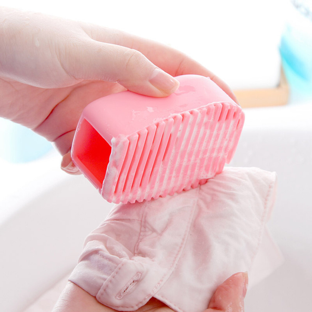 Candy Color Silicone Washboard Creative Mini Handheld Laundry Washboard