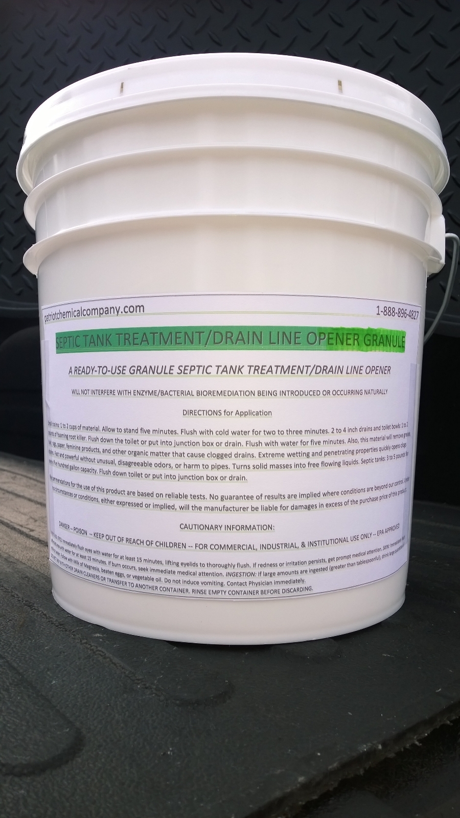 50 LBS GRANULAR DRAIN CLEANER LIQUID ALT. INDUSTRIAL STRENGTH GREEN FASTPOWERFUL