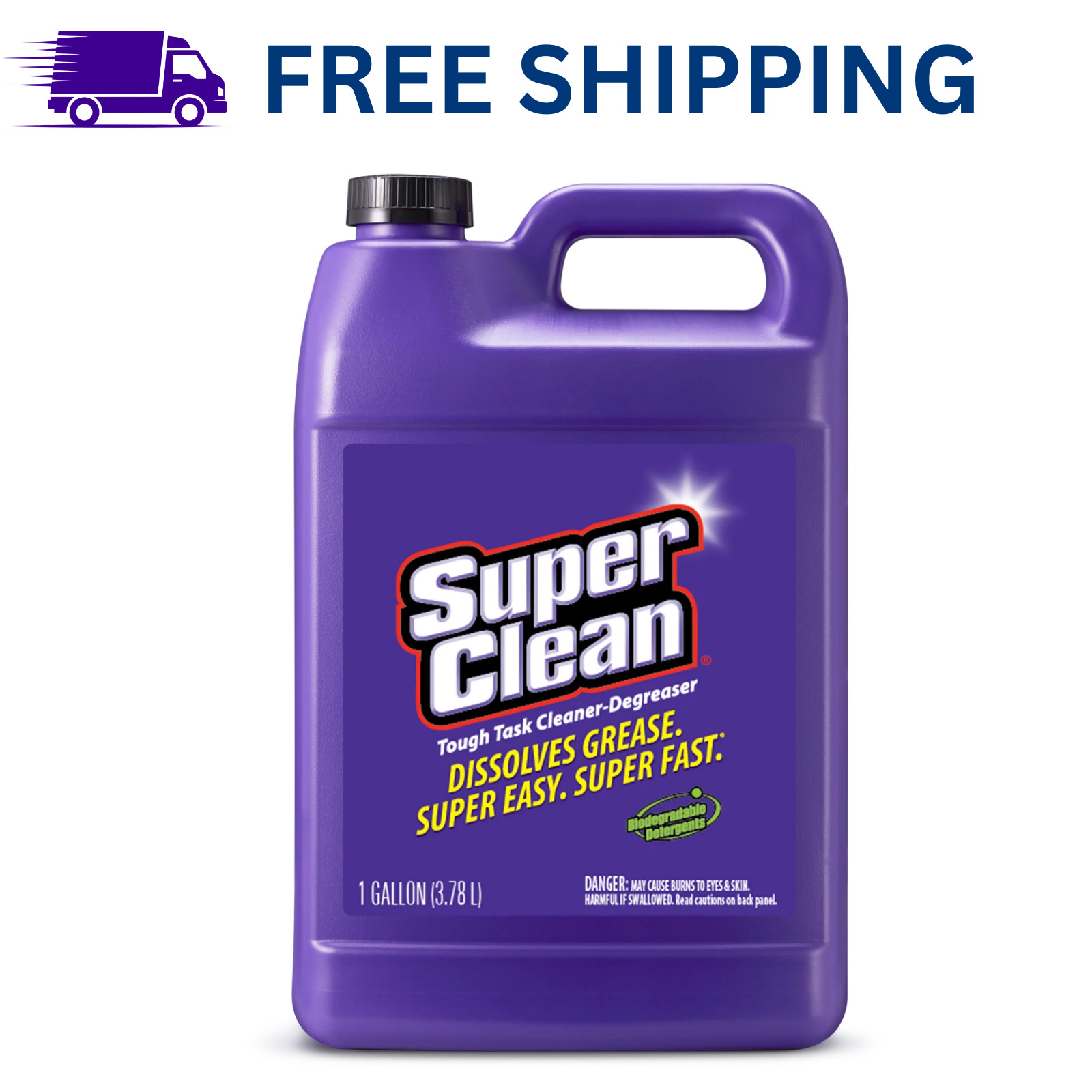 Super Clean Tough Task Cleaner Degreaser 1 Gallon 128oz Concentrated Cleaner