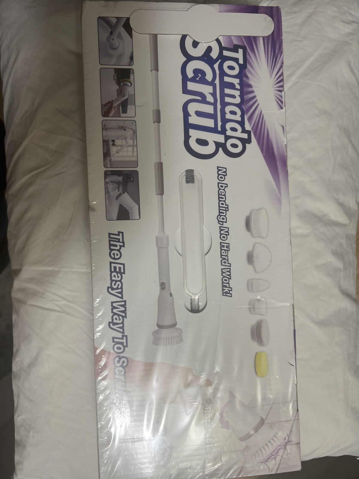 Tornado Scrub Wireless 2 Speed Electric Cleaning Brush Kit Open Box Never Used