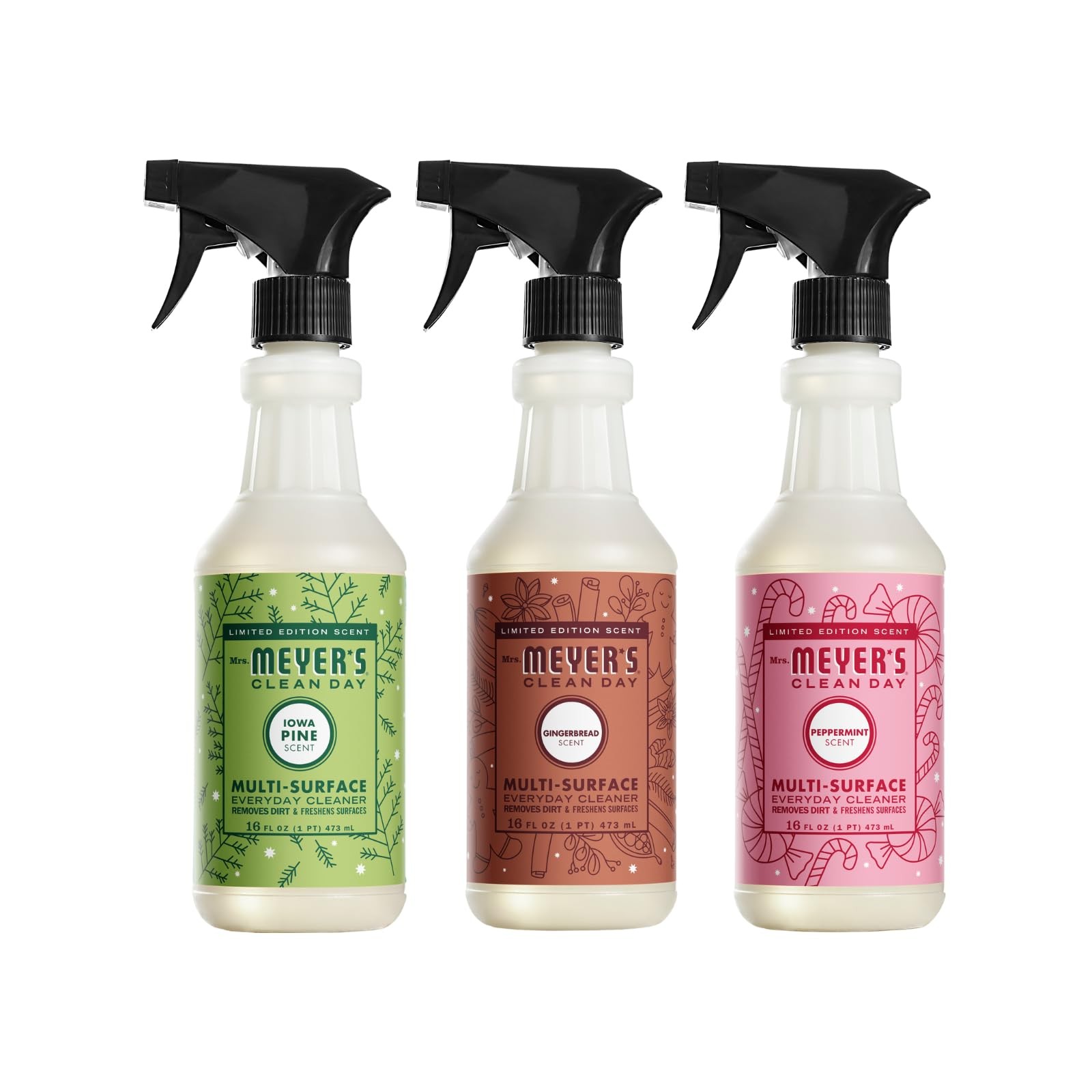 CLEAN DAY Multi-Surface Cleaner 3 Pack Variety, 16 OZ Each, 1 CT (Iowa Pine +…