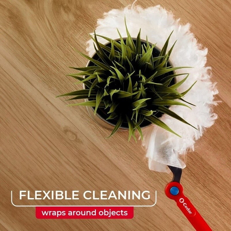 Heavy Duty Dusting Kit Extendable Handle 3FT Flexible Swivel Head 3 Refills New