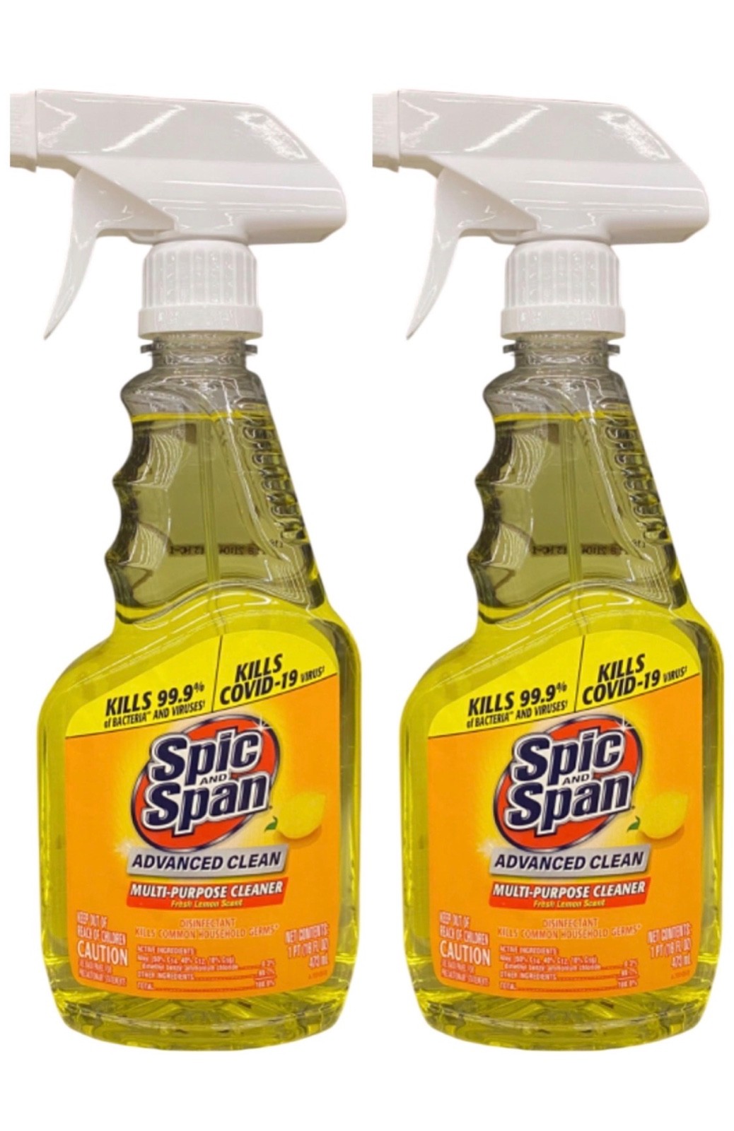 Spic and Span Multi-Purpose Cleaner Spray, Fresh Lemon Scent