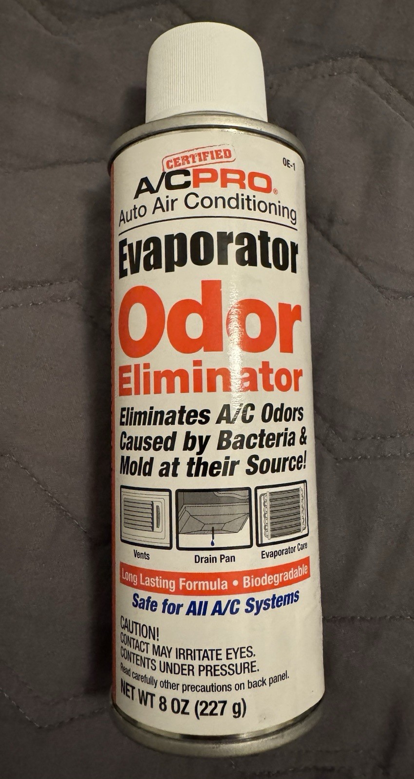 New A/C PRO ODOR ELIMINATOR OE-1 (765-3141) , 8 Oz Bottle , Free Shipping !
