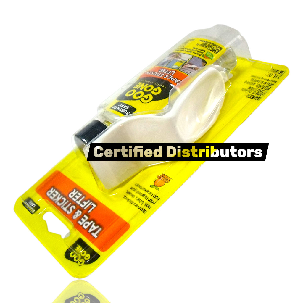(4-Pack) Goo Gone Tape & Sticker Lifter, Gum Adhesive Remover, Surface Safe 2oz.