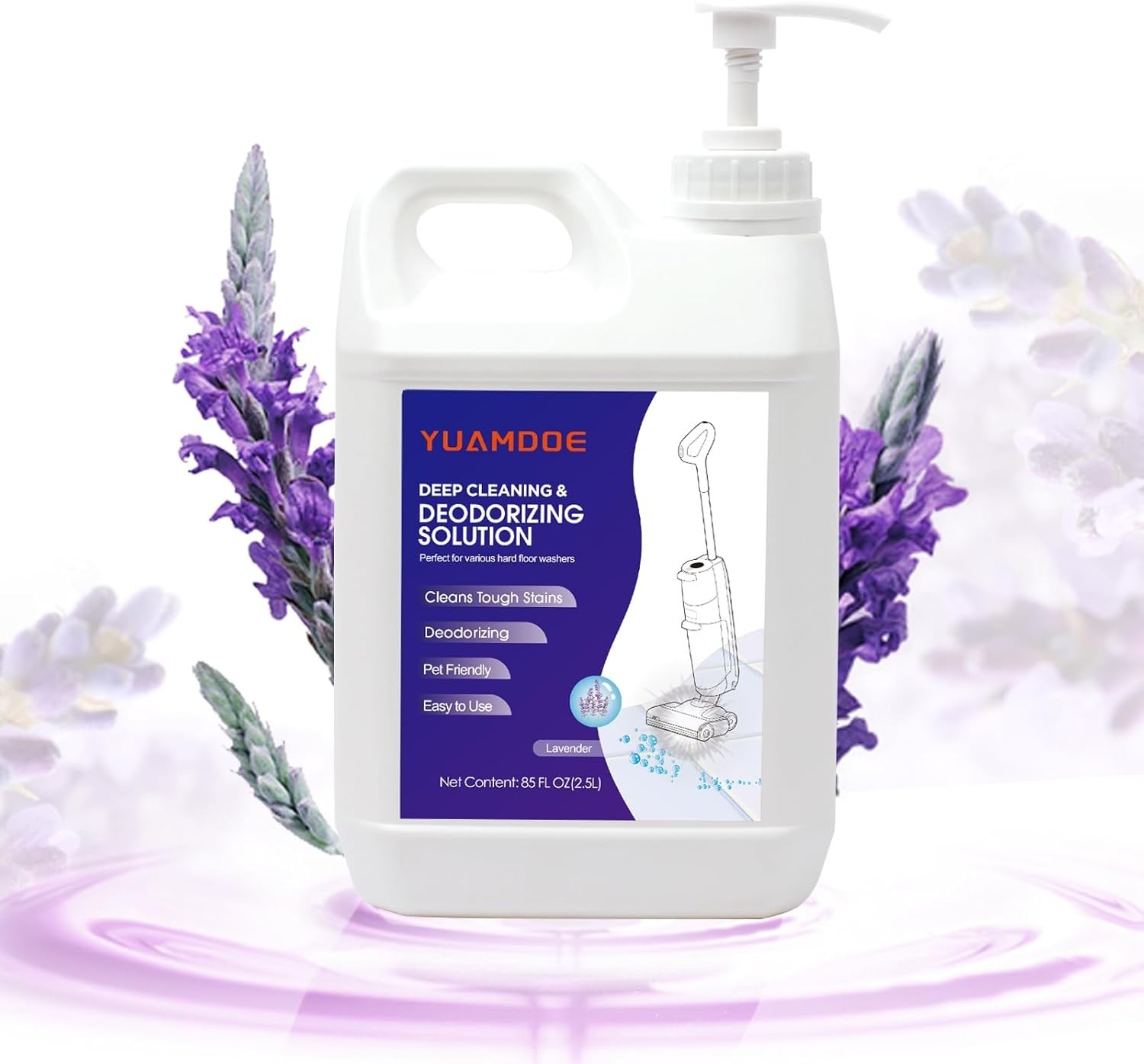 Innovative 85FL OZ Cleaning Solution for Tineco: Eco-Friendly Lavender Aroma