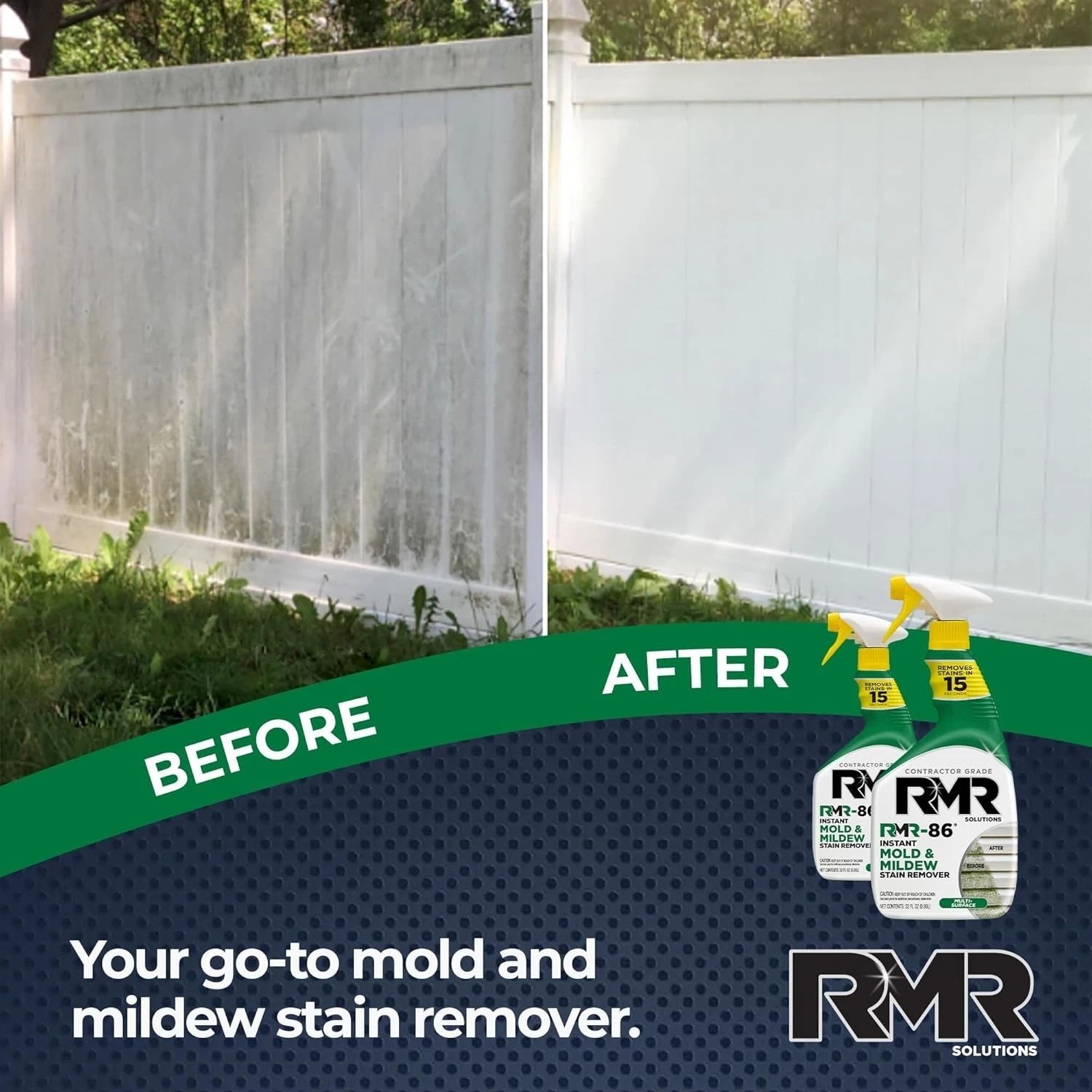 Fast-Acting RMR-86 Mold & Mildew Remover – 32 Fl Oz, Pack of 2 for Clean Spaces