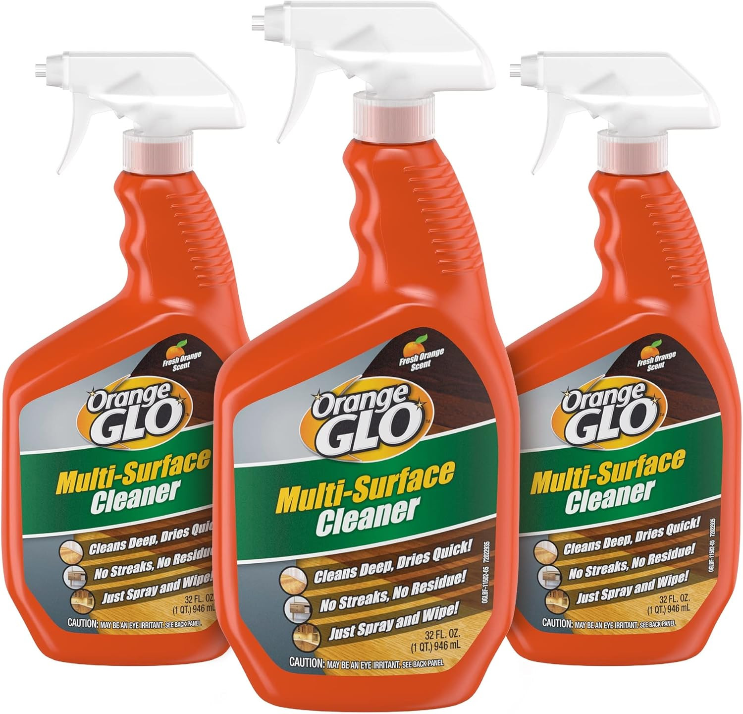 Multi-Surface Hardwood & Laminate Floor Cleaner, 32 Fl Oz, 3-Pack.​