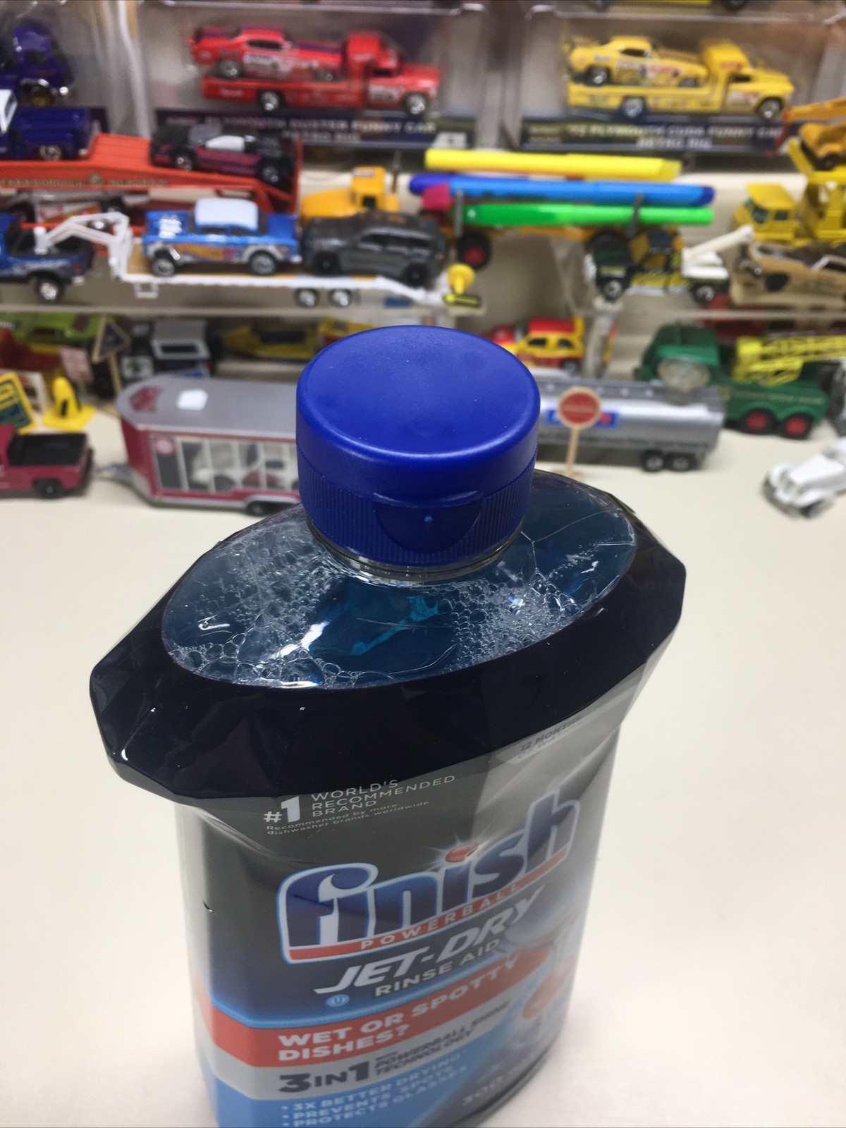 Finish Jet-Dry Ultra Rinse Aid 32 fl oz Dishwasher Detergent 12 Count Case NEW