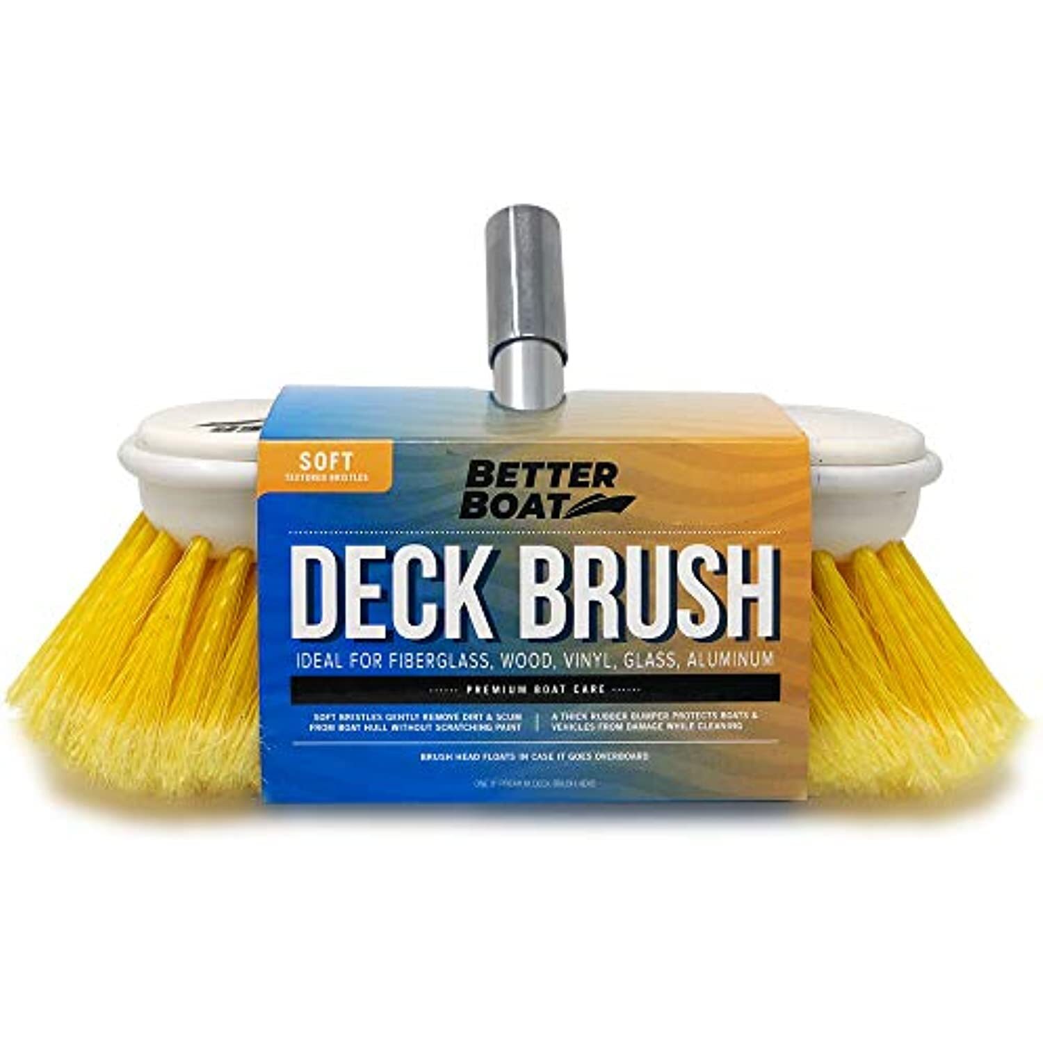 Car Wash Brush & Boat Brush Head Boat Deck Brush Scrubbing Bristle 8″ Scrub