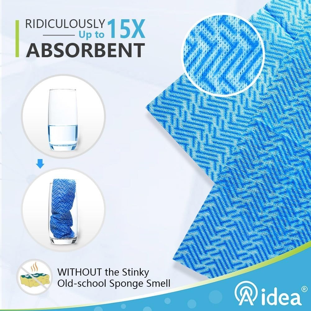 Superabsorbent Multi-Purpose Cleaning Wipes