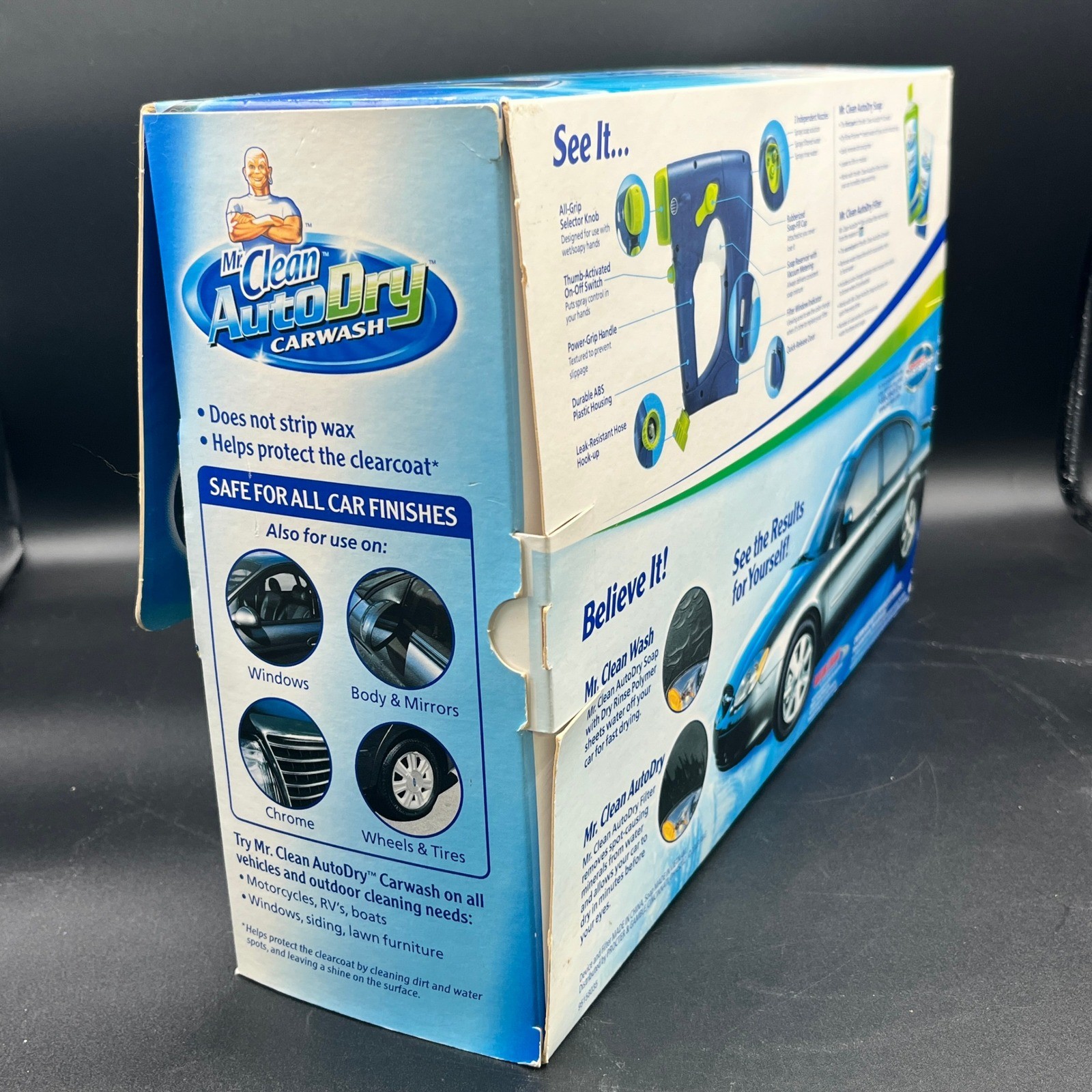 Mr Clean AutoDry Carwash System Motor Trend Approved Kit with Soap Filter NIB