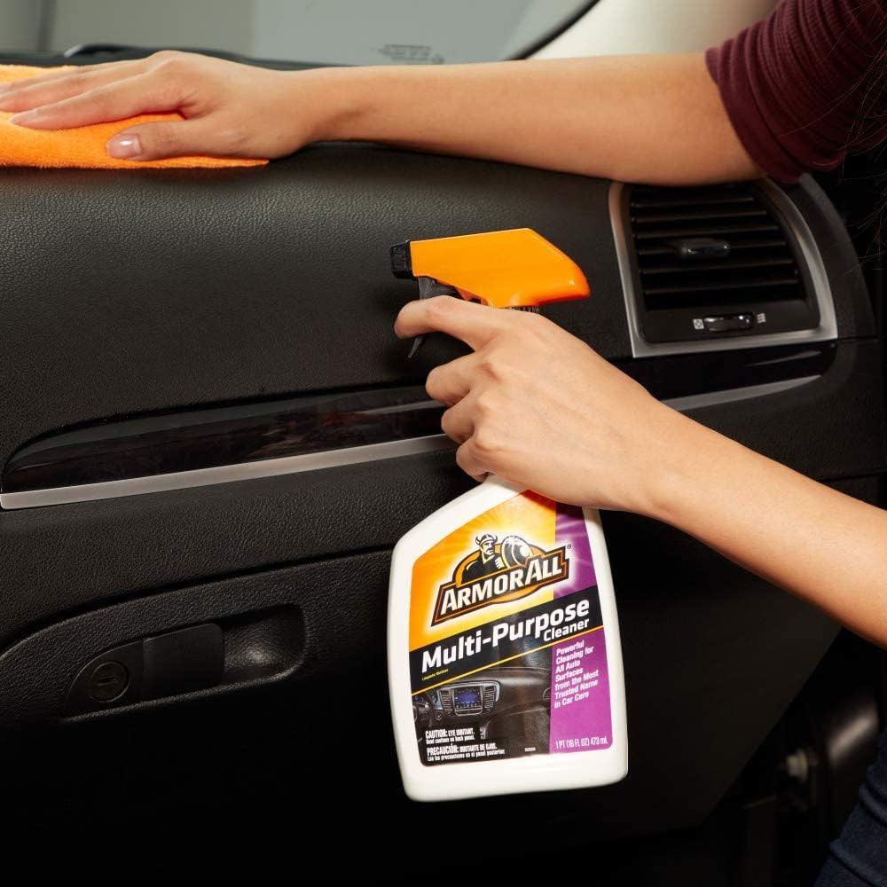 Multi Purpose Cleaner, Car Cleaner Spray for All Auto Surfaces, 16 Oz Pack of 2