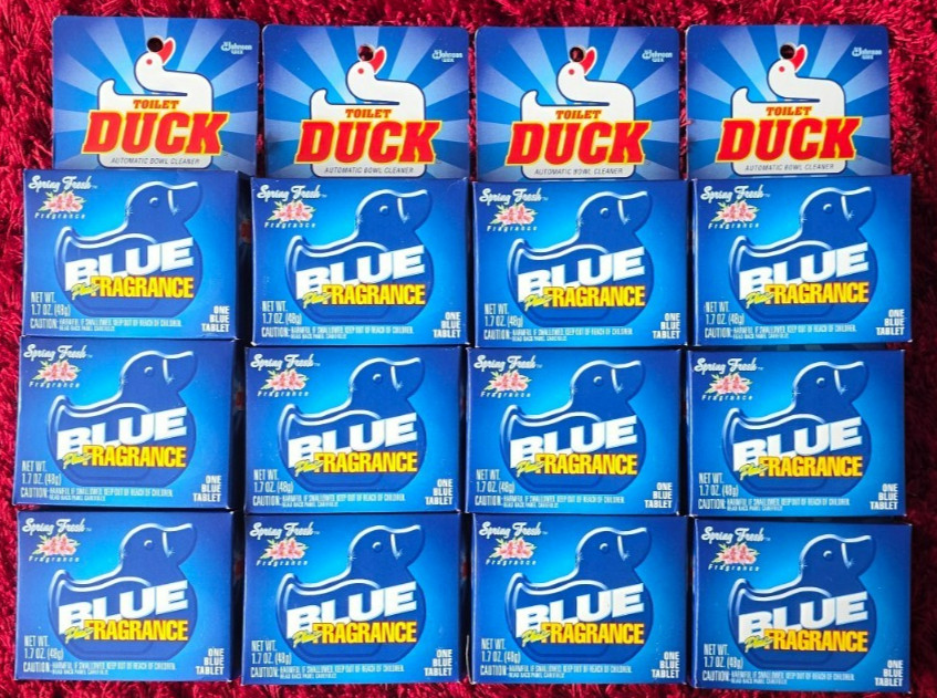 12Toilet Duck Blue Plus Automatic Toilet Bowl Cleaner Fresh Fragrance 1.7oz pack