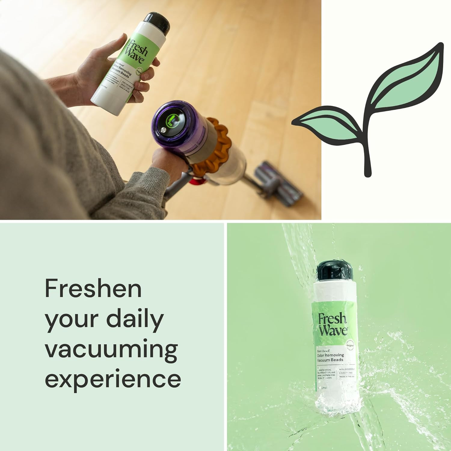 Vacuum Odor Eliminating & Deodorizer Beads, 5.25 Oz. – Safer Odor Relief, Nat…