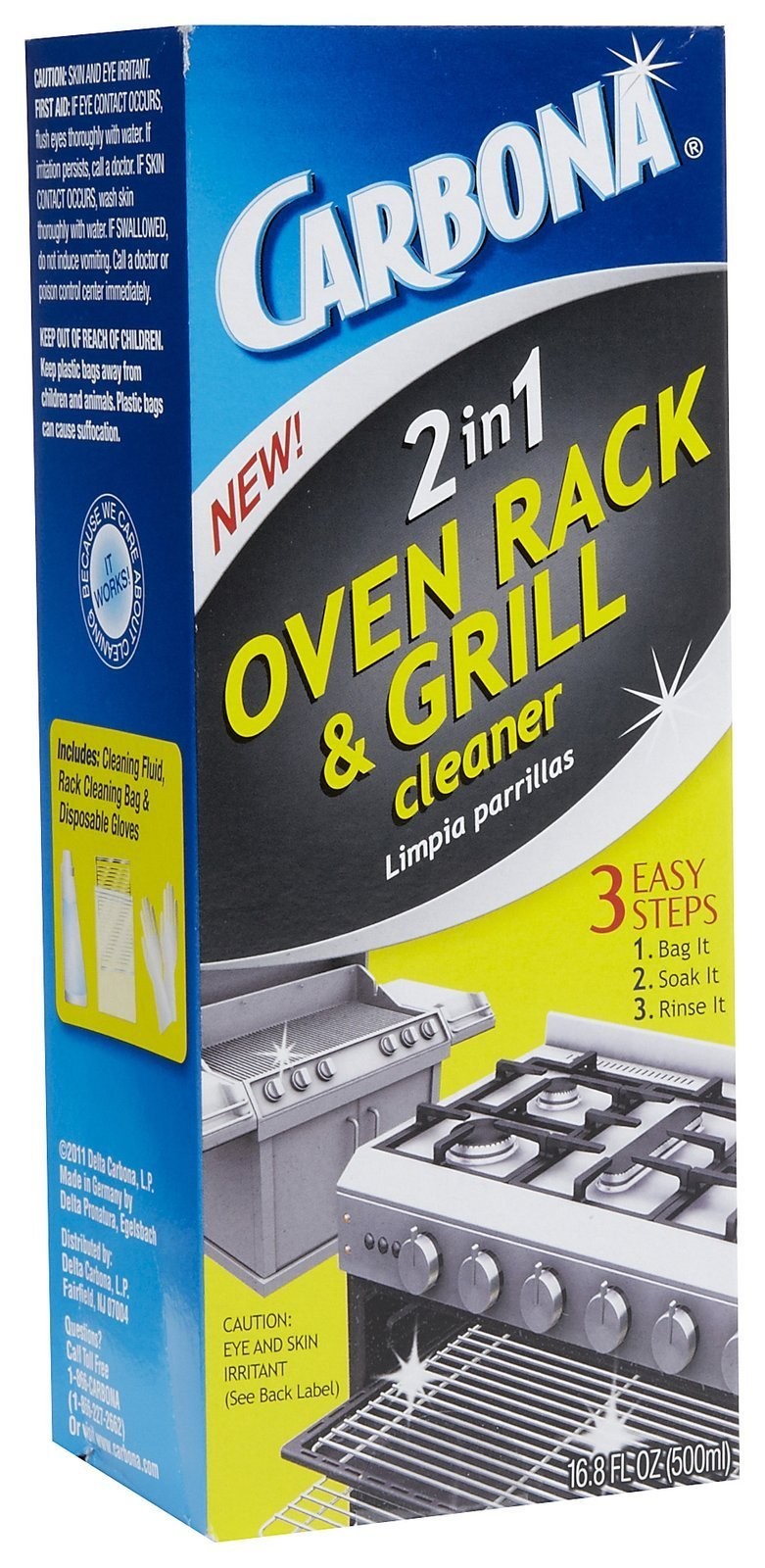 Carbona 2in1 Oven Rack and Grill Cleaner Bagged 16.8 Oz