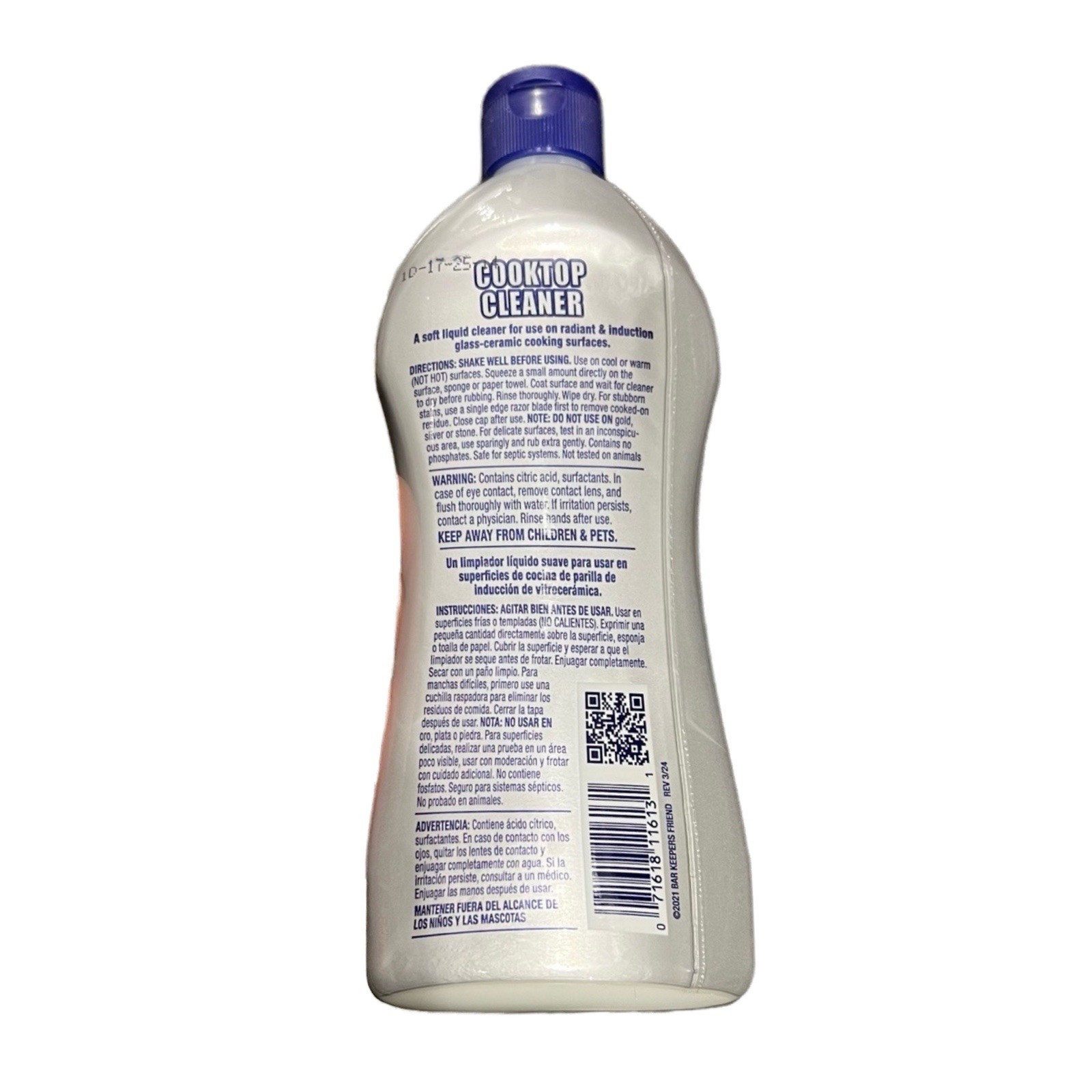 Bar Keepers Friend Multipurpose Cooktop Cleaner – 13 oz