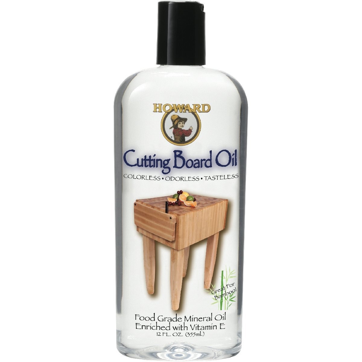 Food Grade Mineral Oil for Wood Cutting Boards, 12 oz – 1 Pack