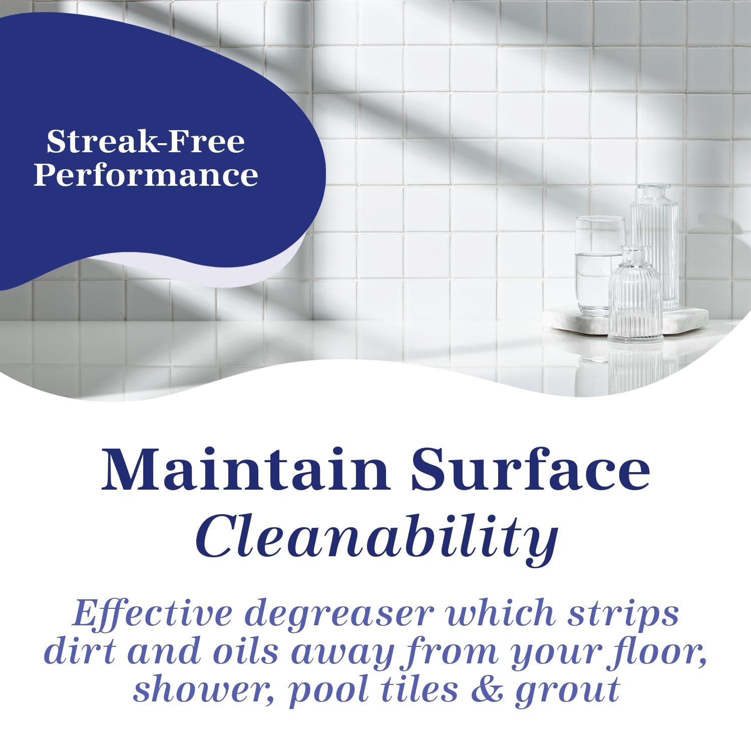 Tile & Grout Cleaner – Tile and Grout Cleaner for Floors, Pools, Bathroom Sho…