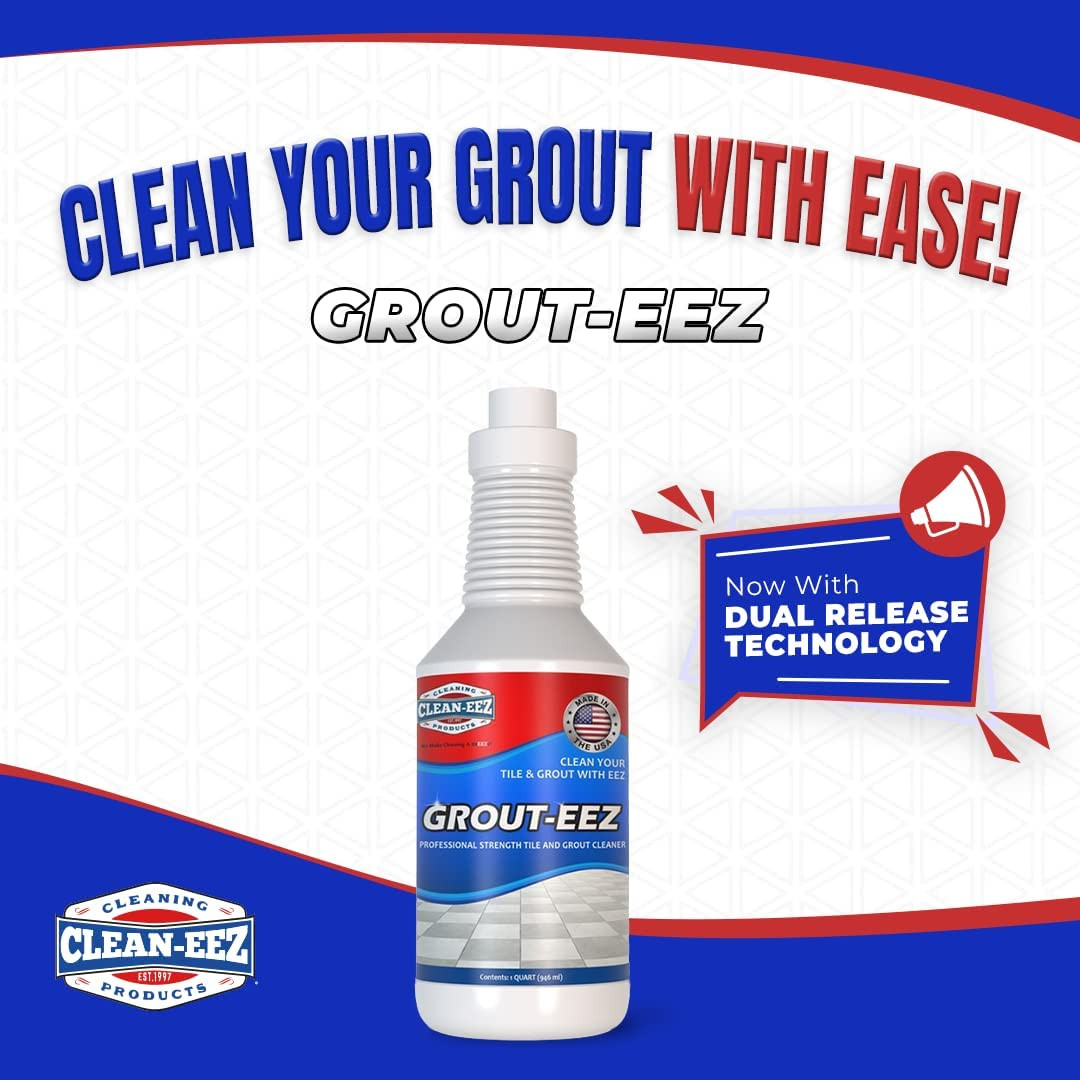 IT JUST Works! Grout-Eez Super Heavy-Duty Grout Cleaner. Easy and Safe to Use. D