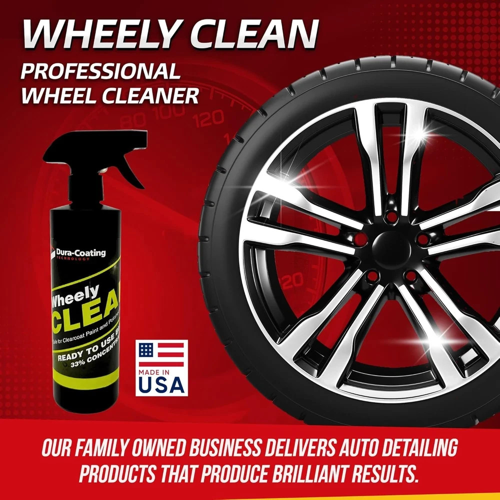 DURA-COATING TECHNOLOGY Wheely Clean – Professional Wheel Cleaner Spray – Ready-