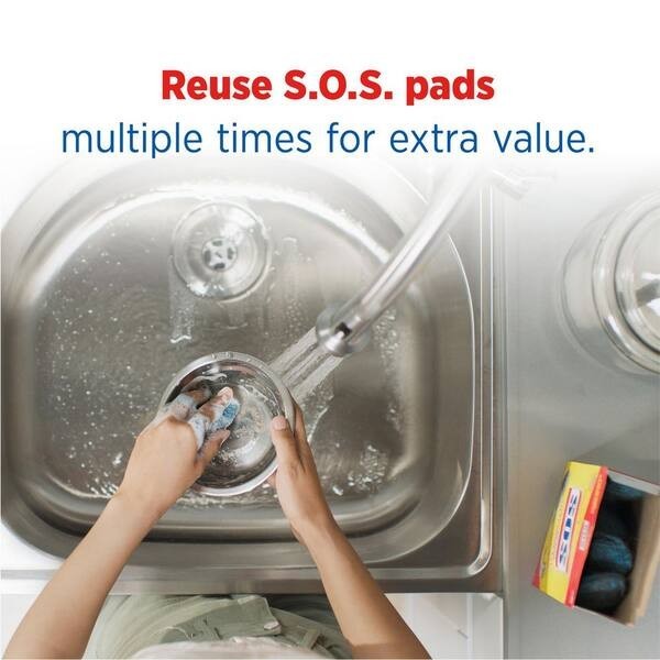 Steel Wool Soap Pads 18 Pack Scouring Cleaning Pads 2 Boxes