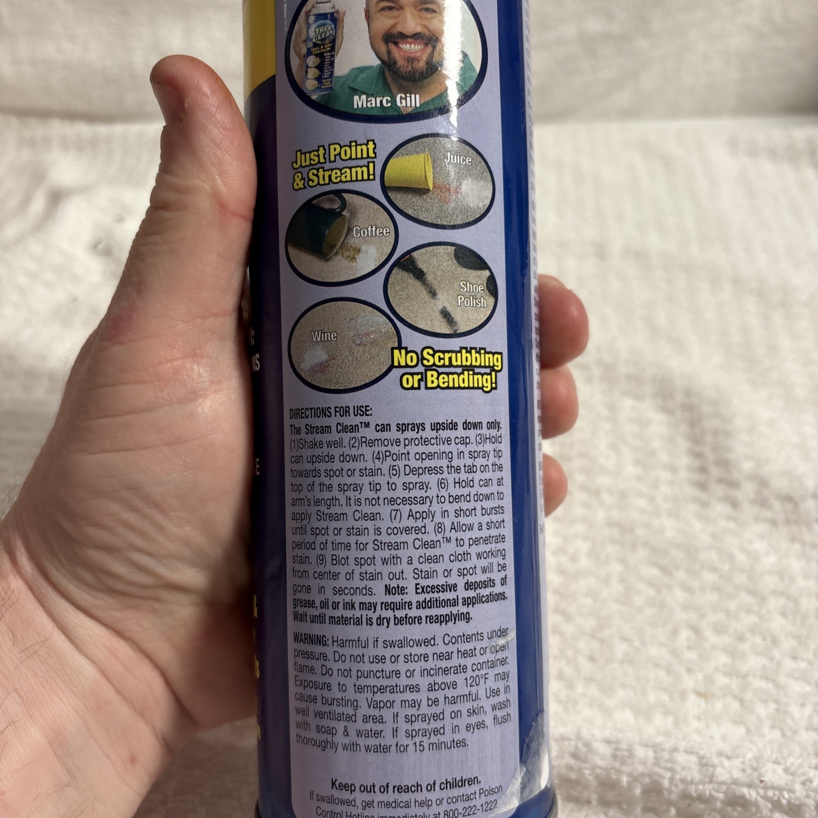 Urine Gone Stream Clean As Seen On Tv Super Rare HTF NOS 18oz