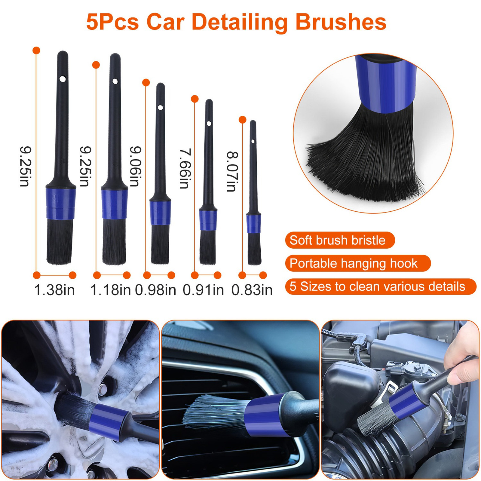 26 Pcs Car Detailing Brush Kit