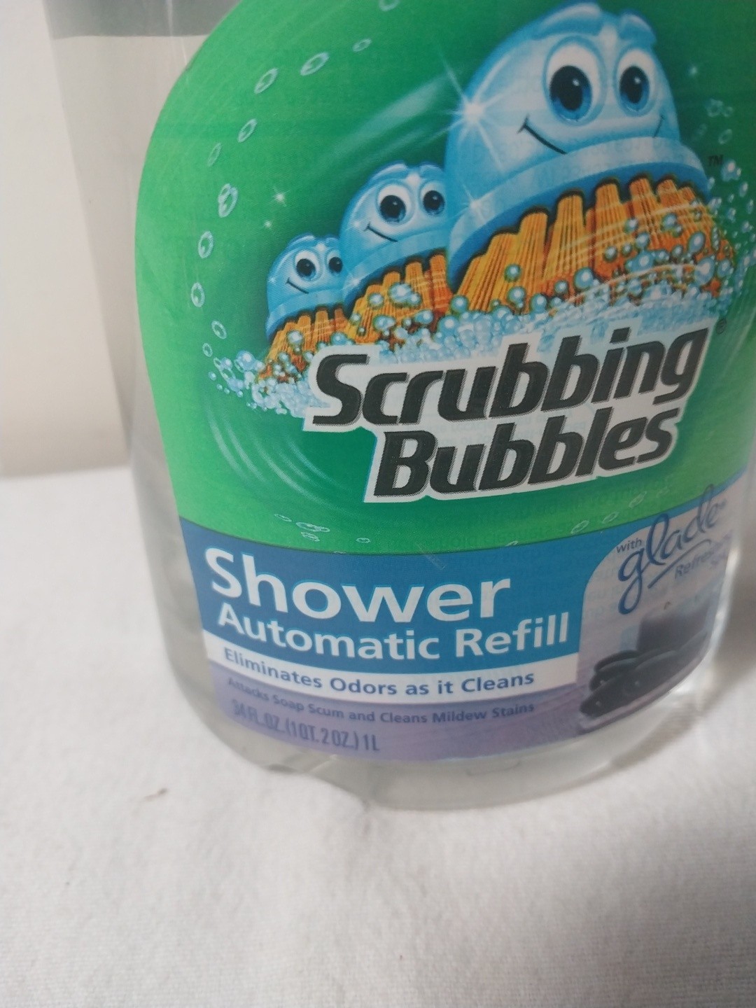 Scrubbing Bubbles Automatic Shower Cleaner Refill Fresh Clean Scent 34oz