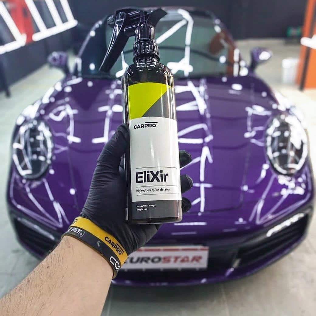 Carpro Elixir Quick Detailer 500Ml Hydrophobic Properties Easy Application