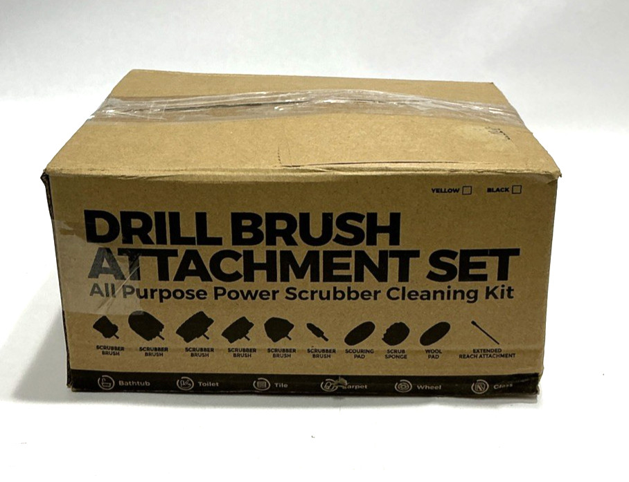 25 PCS DRILL BRUSH ATTACHMENT SET MULTI PURPOSE DEEP CLEANING KIT POWER SCRUBBER