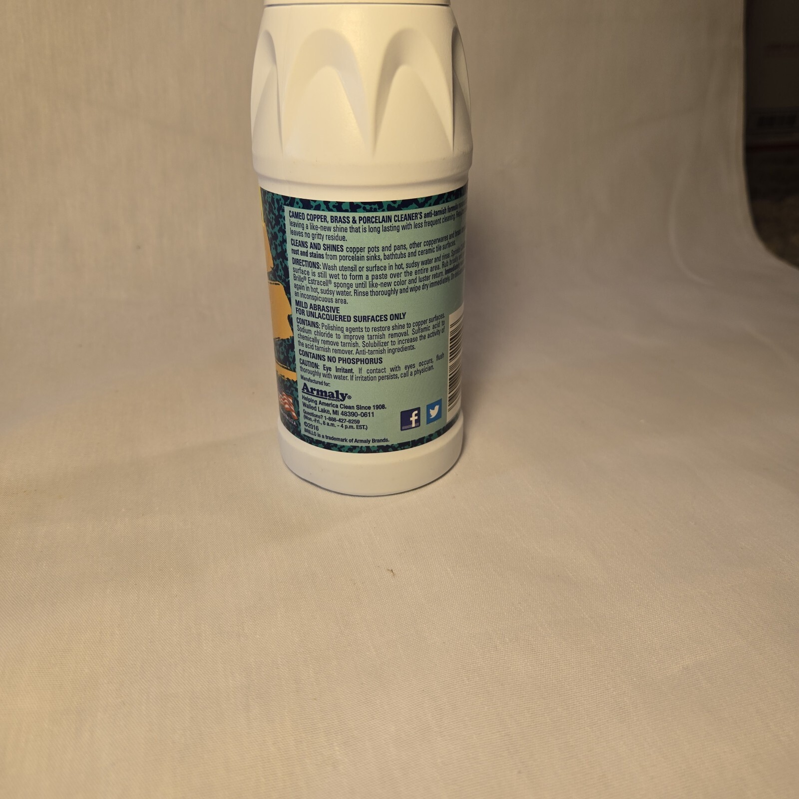 Copper Brass & Porcelain Cleaner 10 Ounce Pack of 1