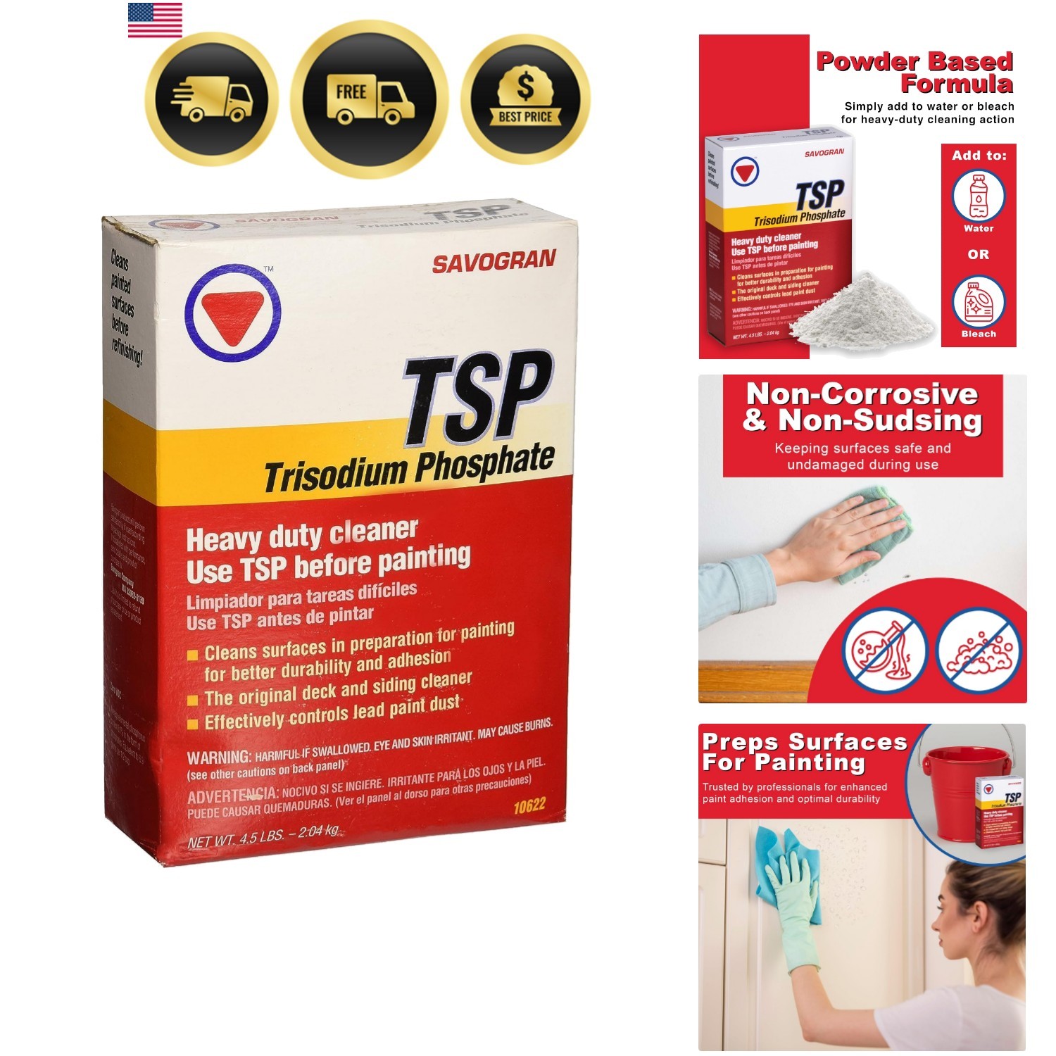 10622 Trisodium Phosphate TSP 4.5lbs