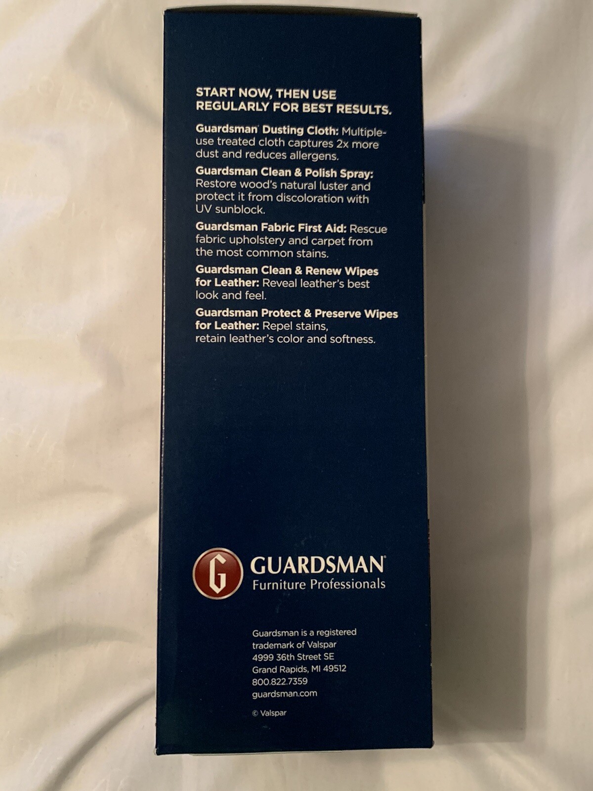 Guardsman Furniture Care Starter Kit for Wood, Fabric & Leather