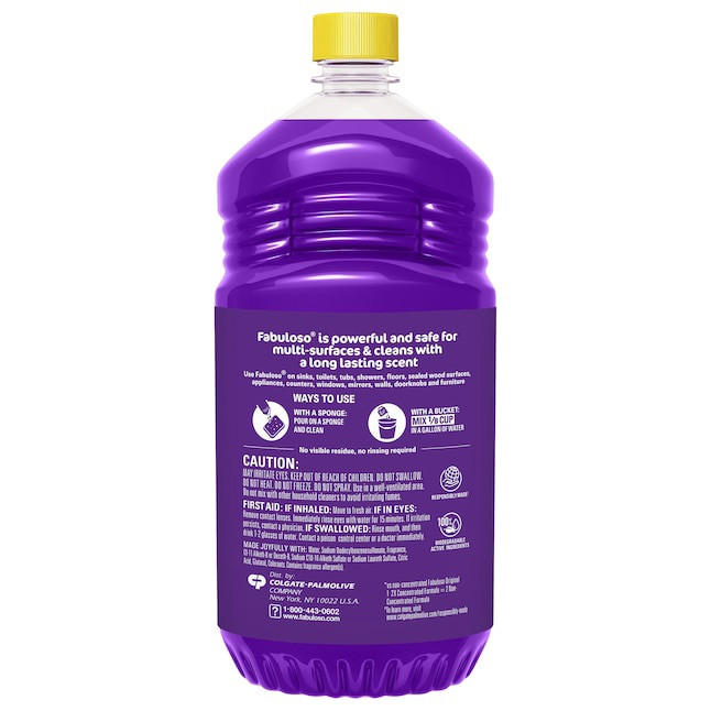 Cleaner, All-Purpose, Lavender Scent, 56 fl oz, Purple