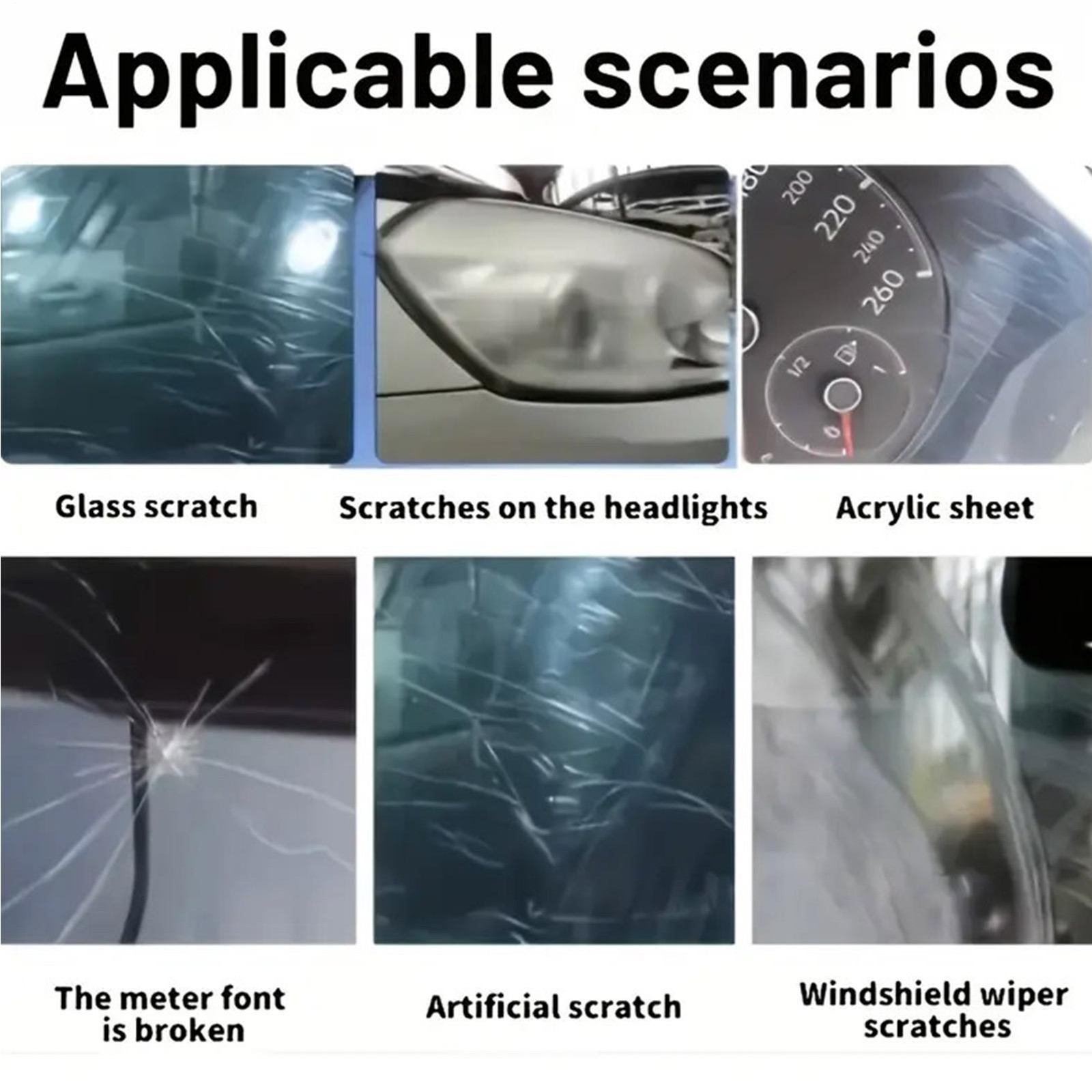 Glasses Lens Scratch Remover Liquid Cleaner Polishing Lens Scratch Remover