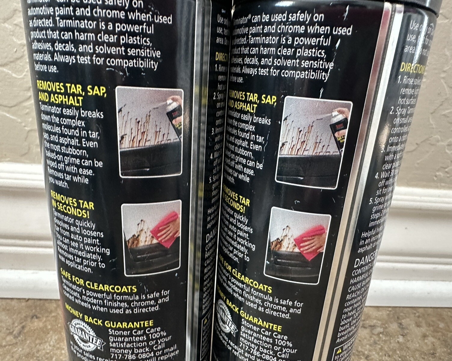 2 10-Ounce Tarminator Tar, Sap, and Asphalt Remover Safe on Automotive Pa…