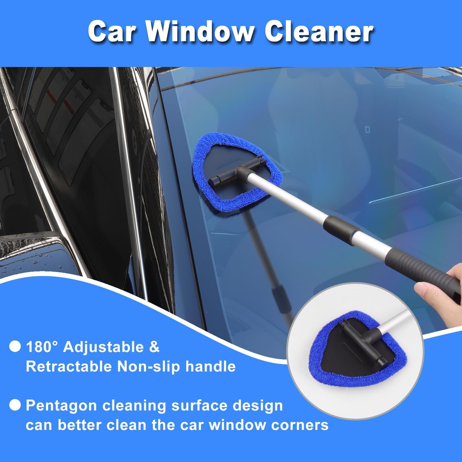 17pcs Car Detailing Kit Interior Cleaner, Car Interior Cleaning Kit with Hand…