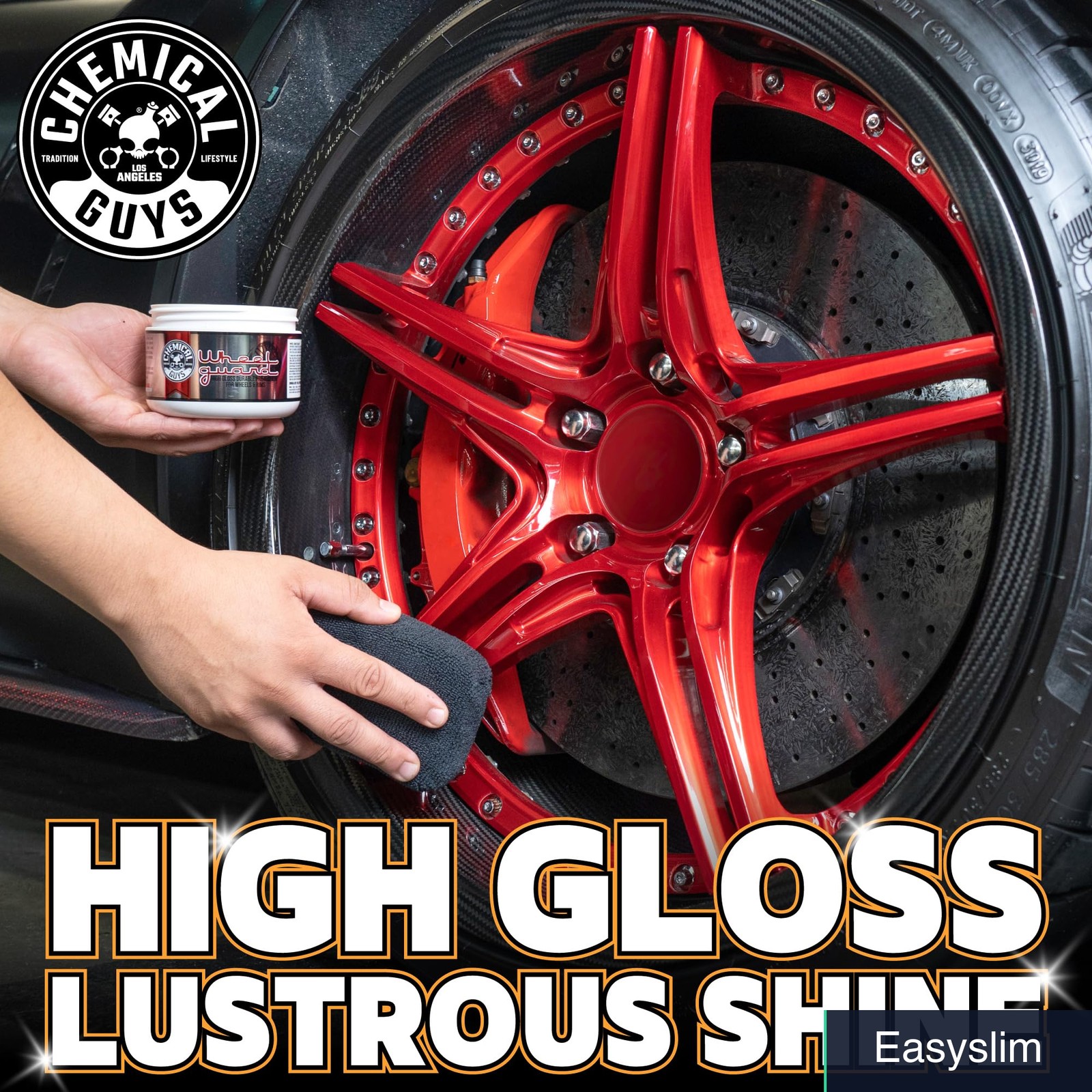 Wheel Wax Synthetic Rim Brake Dust and Corrosion Protection 8 Fl Oz