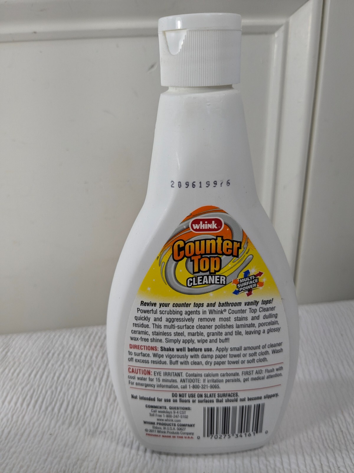 NEW Whink Counter top Cleaner Value size 24 oz clean polish Wink countertop 2011