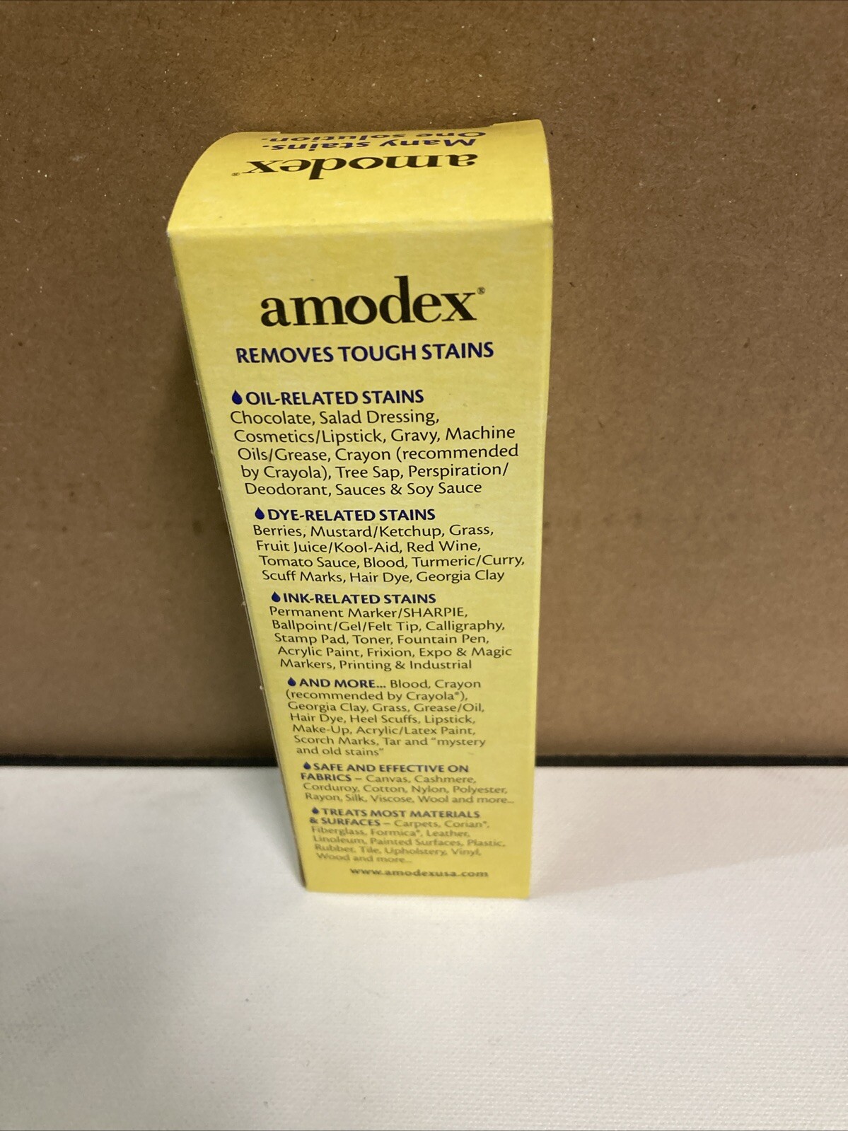 Amodex Ink & Stain Remover – Cleans Marker, Ink, Crayon, Pen, Makeup, Etc – New
