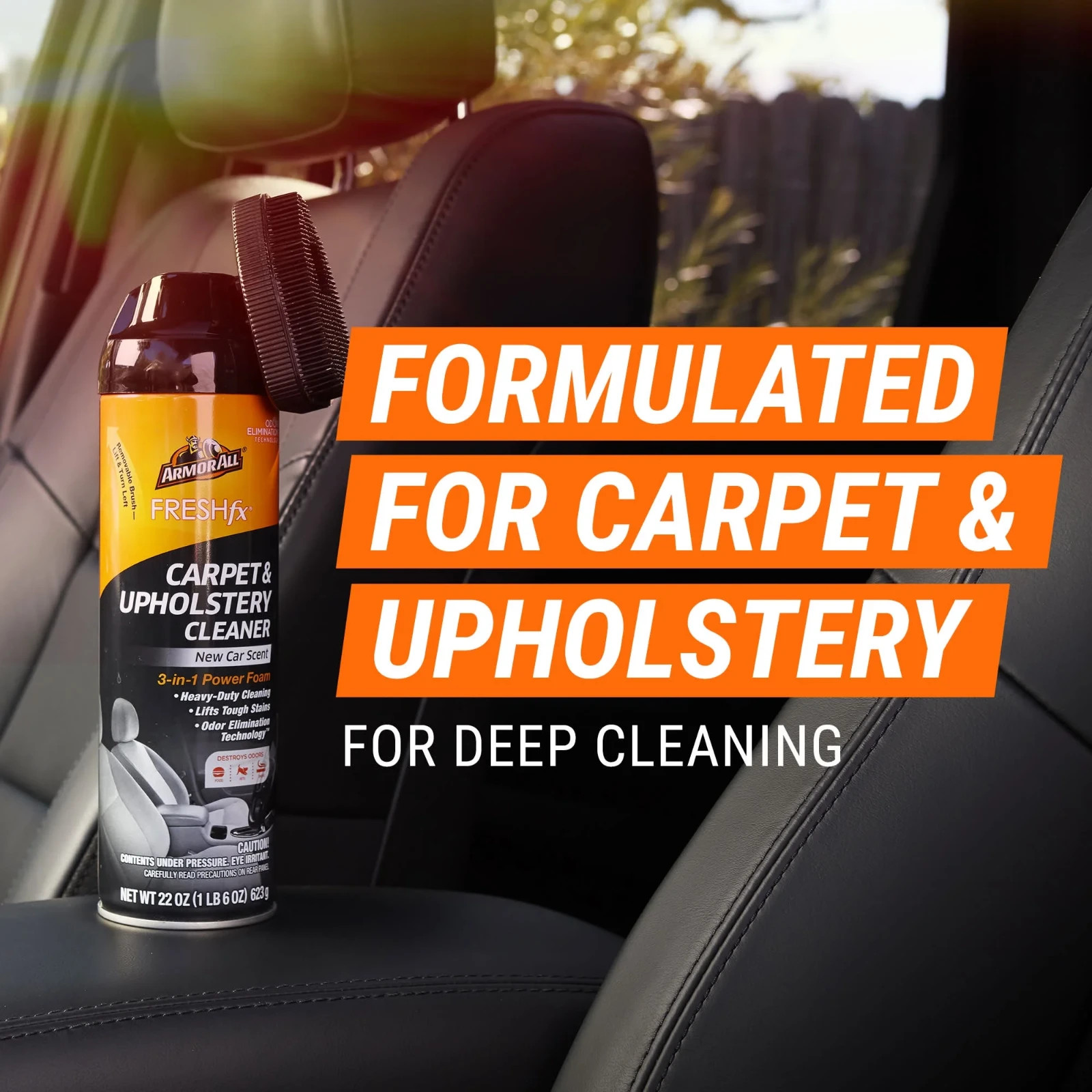 Armor All New Car Scent FRESH FX Carpet and Upholstery Cleaner – 22 OZ