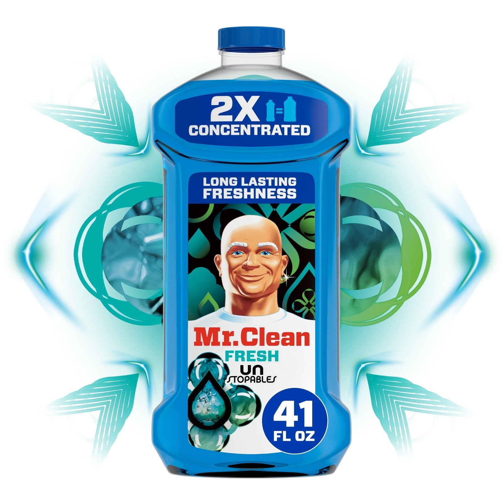 2X Concentrated Multi Surface Cleaner All Purpose Fresh Scent Household 41oz