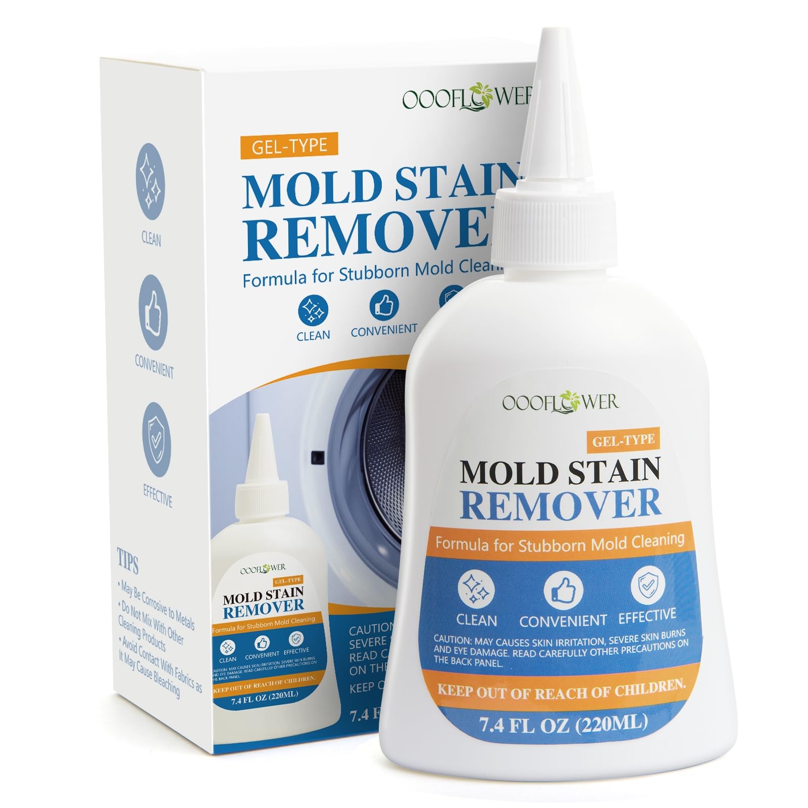 OOOFLOWER Stain Remover Gel Cleaner, Heavy Duty Household Cleaner for Front L…