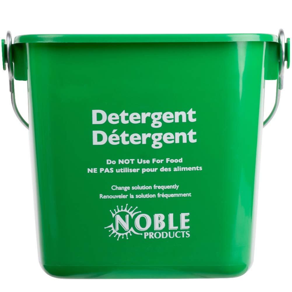 Noble Products 3 Qt Green Red Sanitizing Cleaning Bucket Set with Instruction…