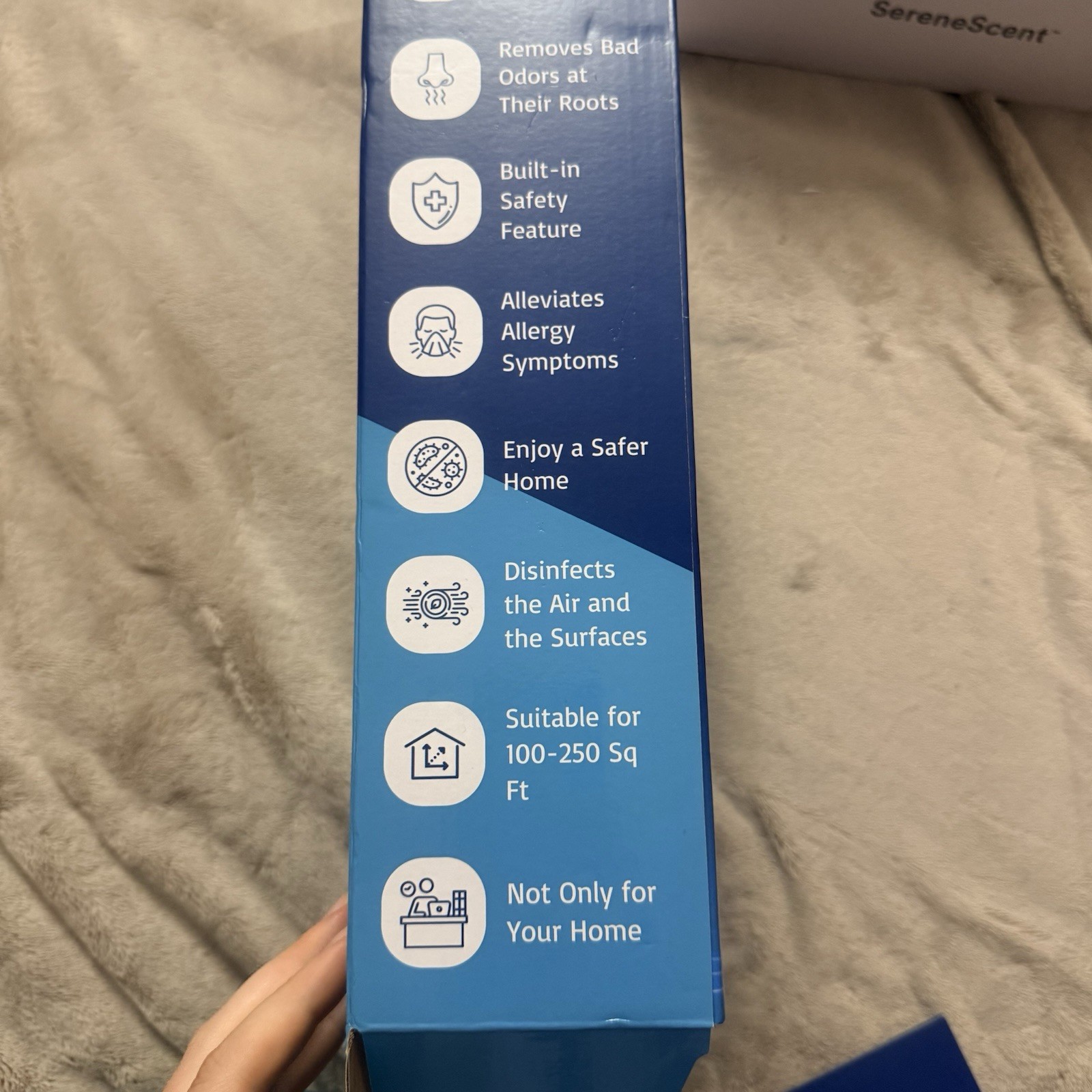 Uvlizer UV0254 Home UV Disinfection Device 100-250 Sq Ft Remote Timer Safety