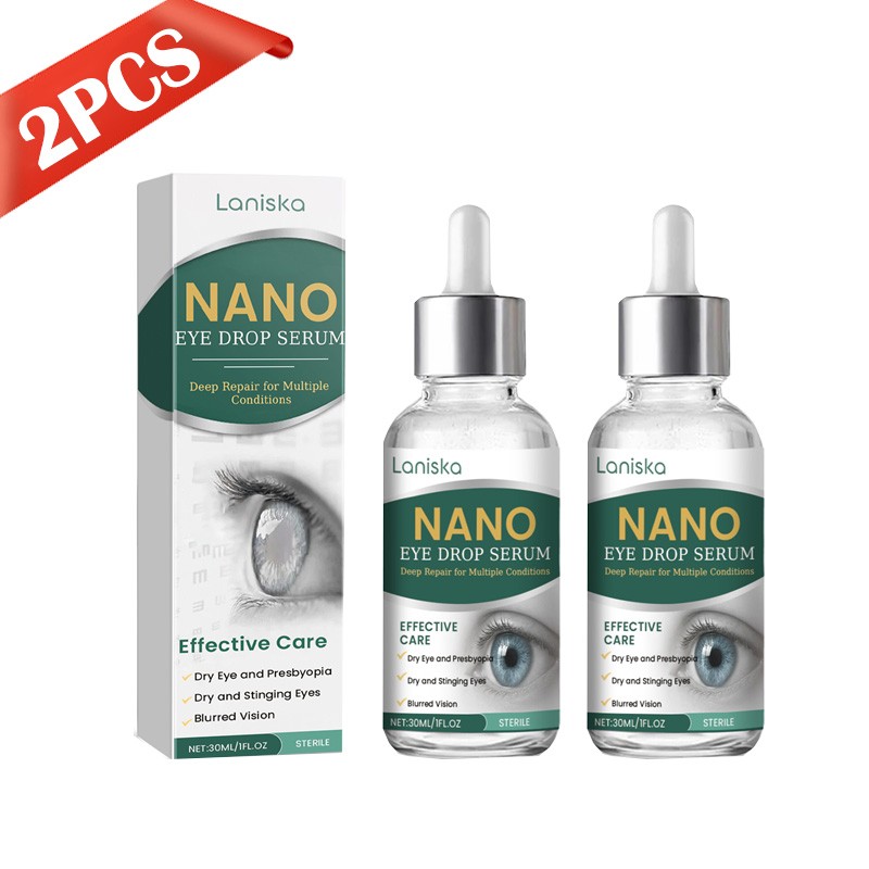 Nano Drops Eye Serum,Natural Nano Lubricant Eye for Drops Dry Eye Presbyopia.