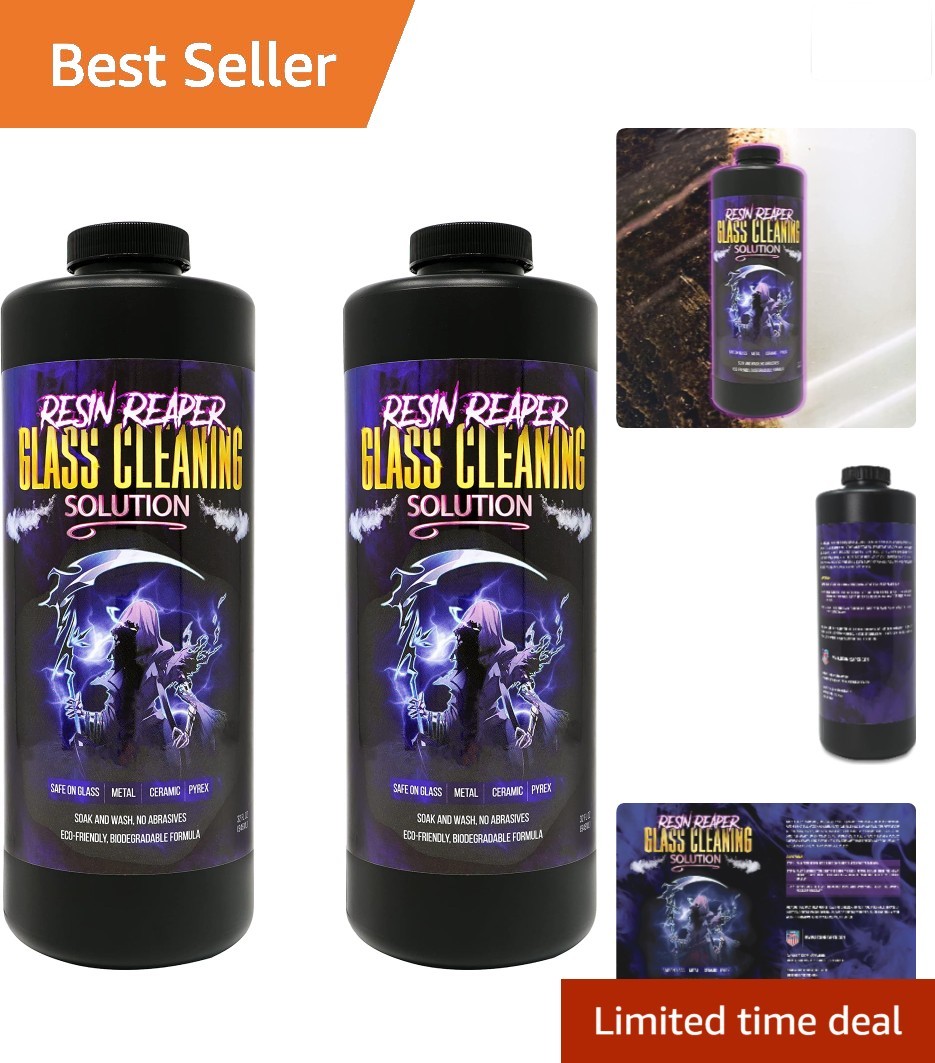 Lifestyle Basics Resin Reaper Glass Cleaner 2 Pack 64 Oz