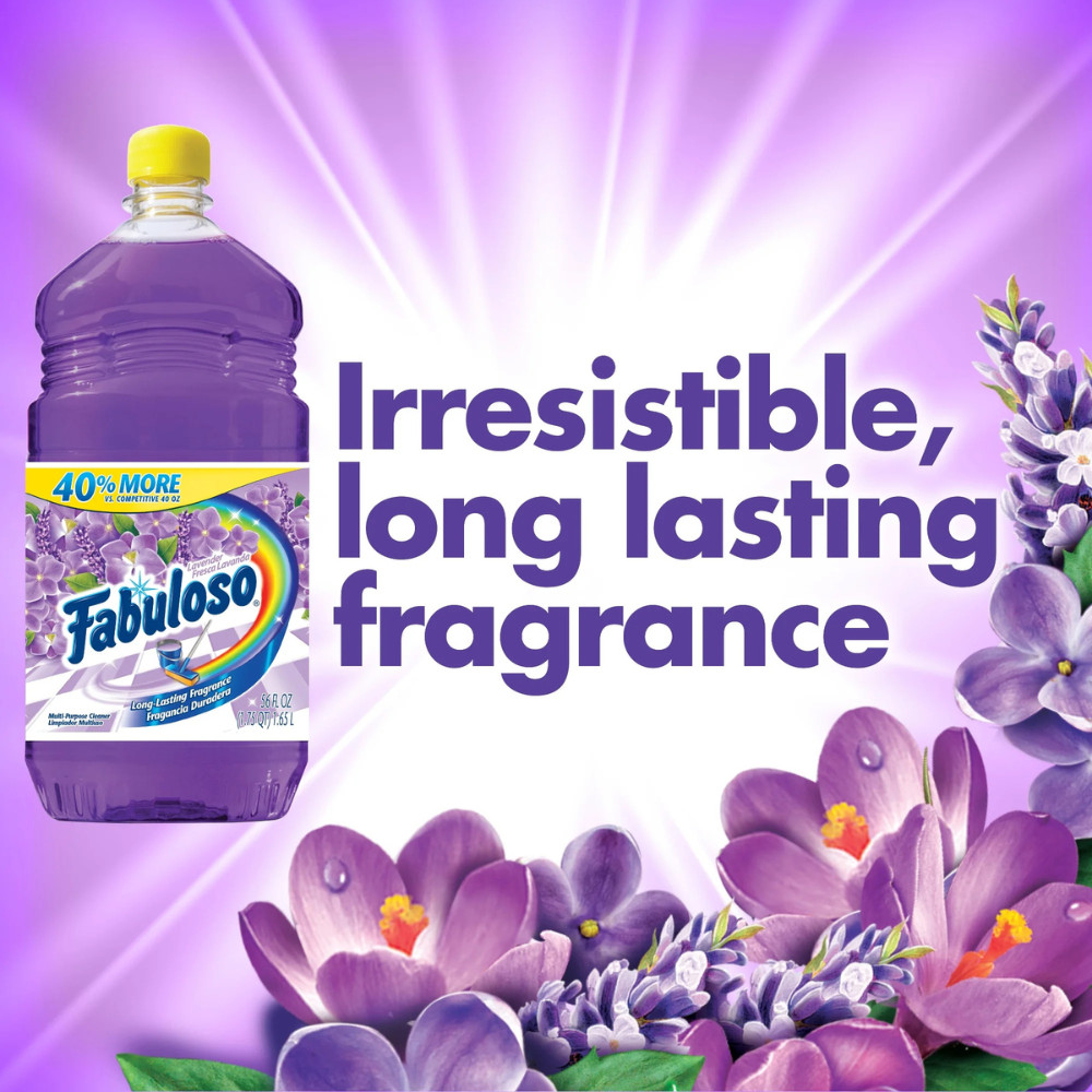 Fabuloso Multi Surface All Purpose Floor Cleaner, Lavender Scent, 128 fl oz NEW