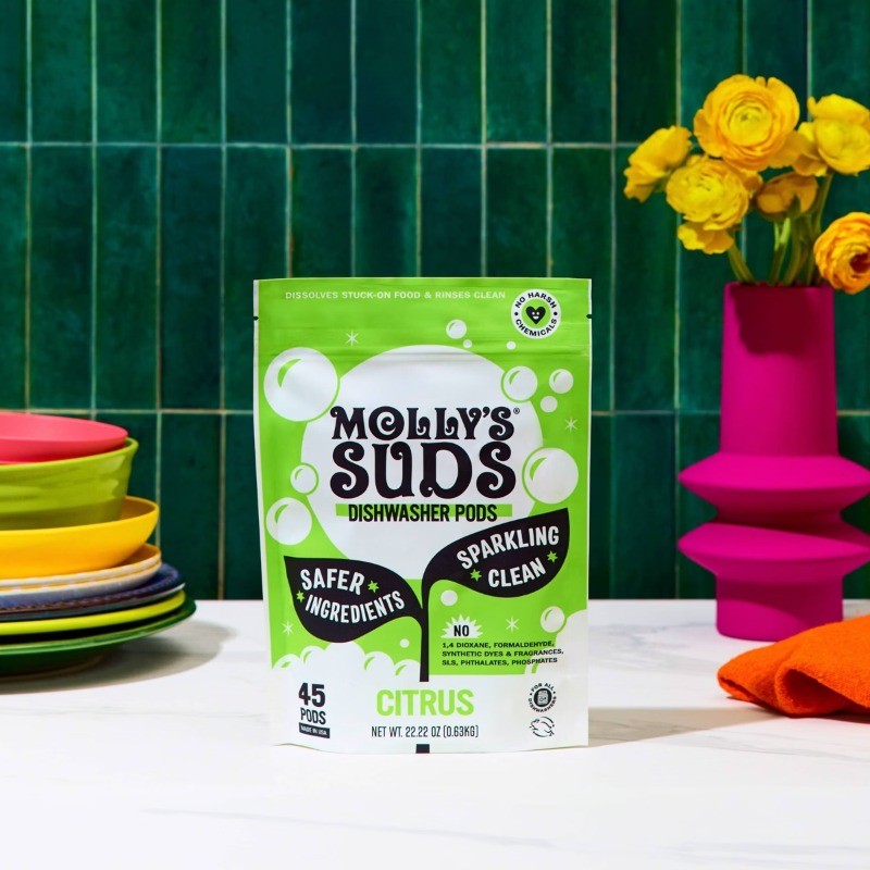 Dishwasher Detergent Pods – Citrus – 45ct: Dye-Free, Paraben-Free